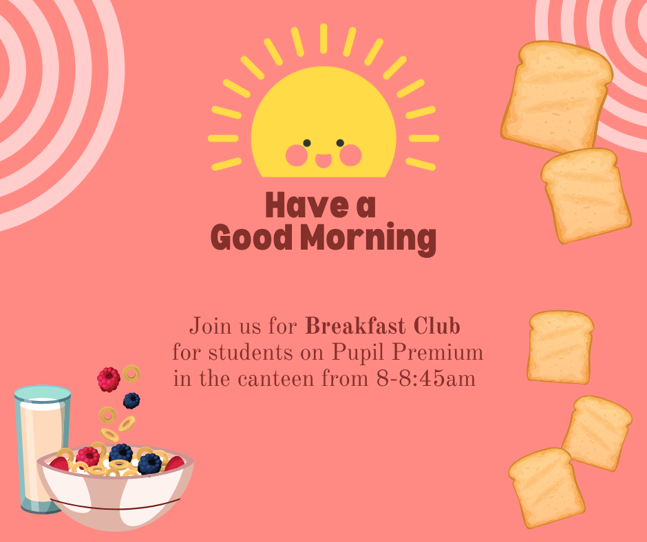 Pupil Premium Breakfast Club