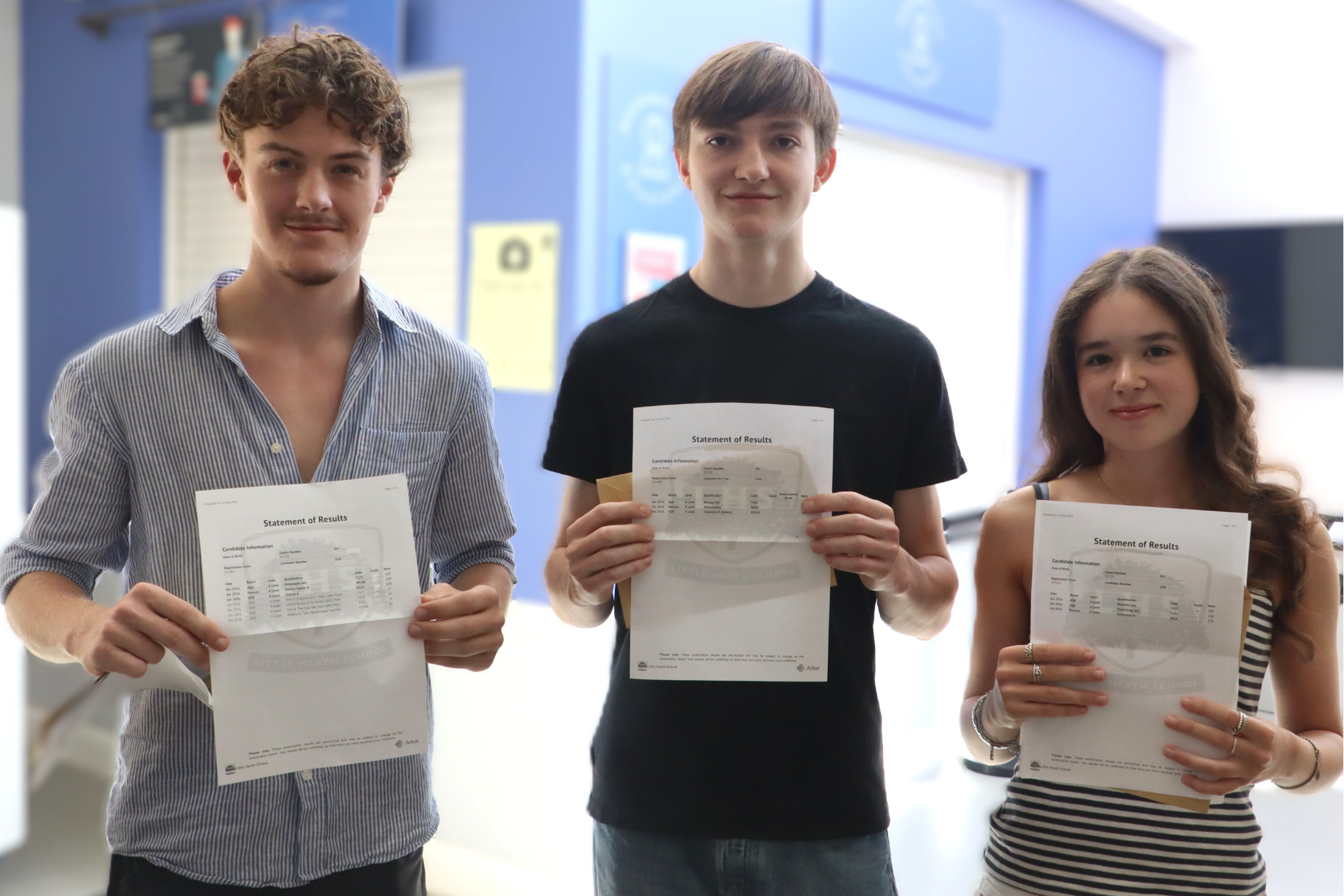 Year 13 students celebrate their exam successes Year 13 students celebrate their exam successes